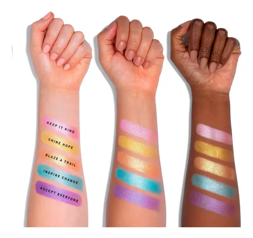 Paleta De 10 Sombras Shimmer Brillosas De Morphe