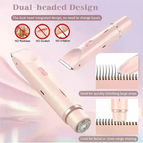 Maquinilla Eléctrica X G Para Mujer, Indolora 2 En 1