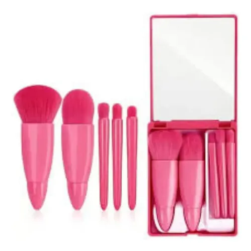 Kit Básico Ruby Rose Paleta Rímel Gloss Delineador Y Brochas