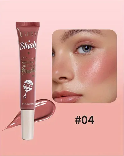 Rubor Líquido Y Sombra De 4 Colores Para Contorno De Labios  Pink Rose