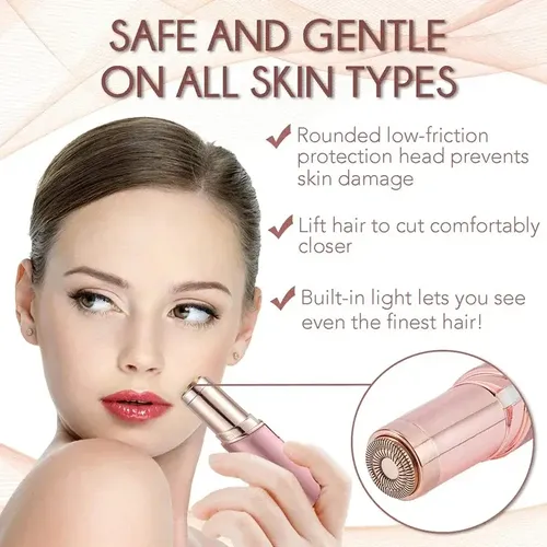 Depiladora Facial Para Mujer,afeitadora De Lápiz Labial 2025