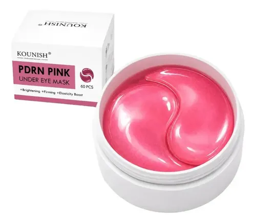 Parche Contorno Ojos Pdrn Rosa Kounish Original 60 Pcs
