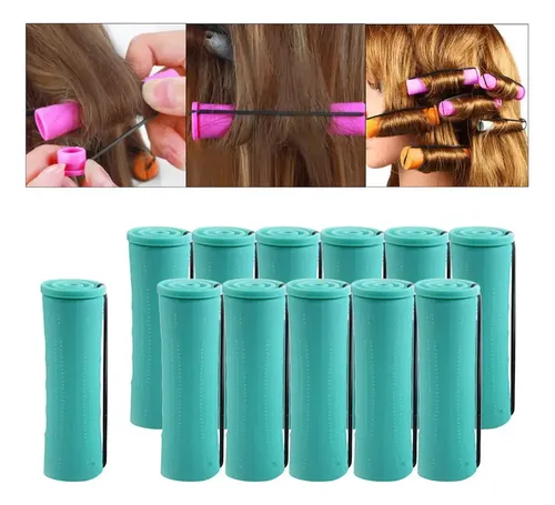 12 Pz Bigudíes Ondulado Frio Pp 2.5cm Rizador Cabello
