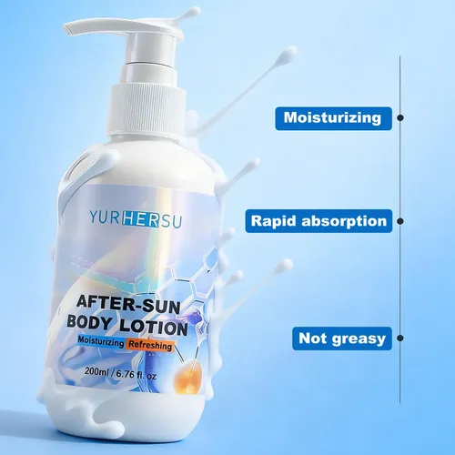 Loción Corporal Refrescante De Aloe Vera Para Aliviar Las Qu