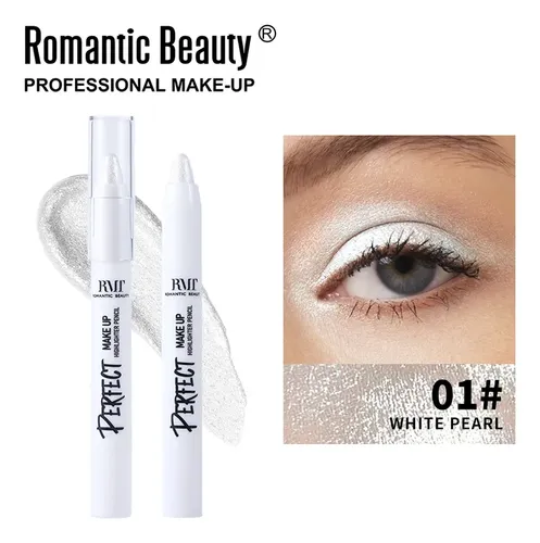 Lápiz Iluminador Maquillaje En Barra Blanco Romantic Beauty