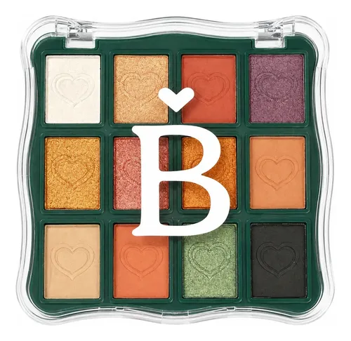 Paleta Tono 03 Sombras De Ojos 12 Colores Mate Brillante Maquillaje Rostro Veoquiero