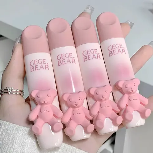 Labial Líquido Efecto Mate Terciopelo Osito Gege Bear