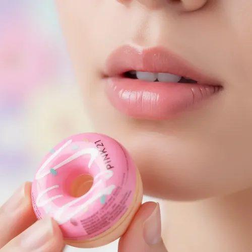 Balsamo Labial Hidratante Lip Balm Donut Lover Pink 21