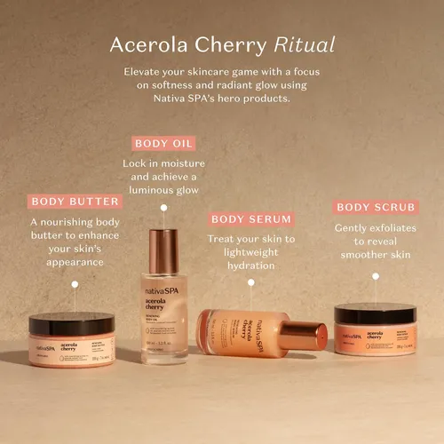 Exfoliante Corporal Nativa Spa O Boticário 200g Acerola Cher