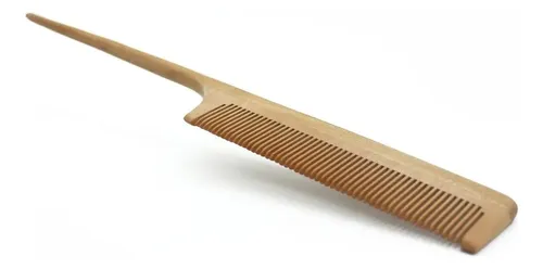 Cepillo Peine De Madera Hengfeng Con Punta Y Cola De Ratón