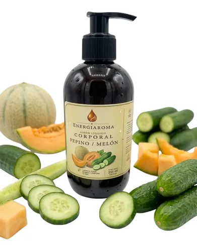 Jabon Liquido Corporal Energiaroma Aroma Melon Pepino 250ml