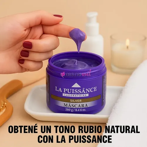 Máscara La Puissance Matizador Violeta Silver Rubios 250ml