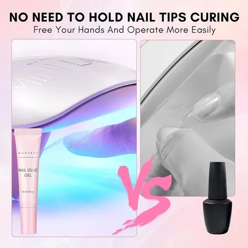 Pegamento Gel Uñas Makartt 15 Ml Para Uñas Postizas Y
