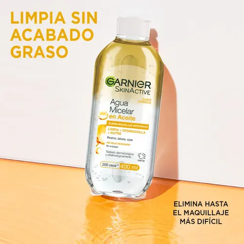 Agua Micelar Garnier Bifasica Skin Active X 400ml