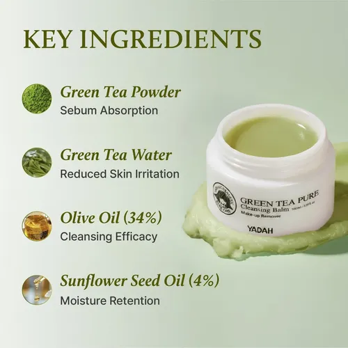 Yadah Green Tea Matcha Bálsamo Limpiador 100 Ml