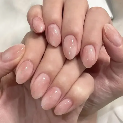 Xw. Aflorish- Blush Ombre Rosa Lunares Corto