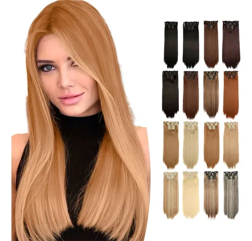 Set Extensiones Cortinas 6 Piezas Simil Natural Lacio 50cm