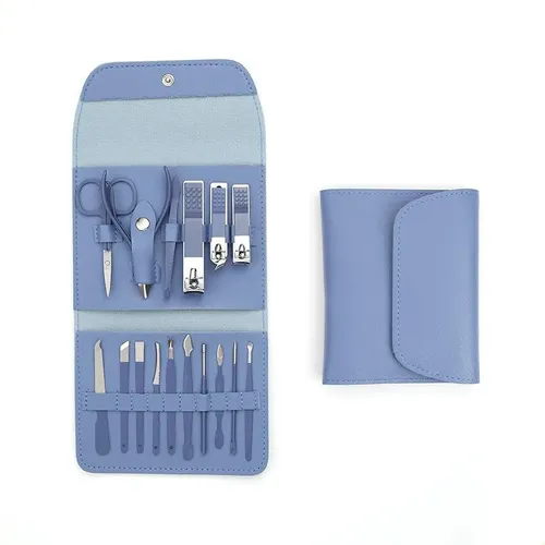 Kit De Manicura Y Pedicura 16 Piezas Con Estuche//2026