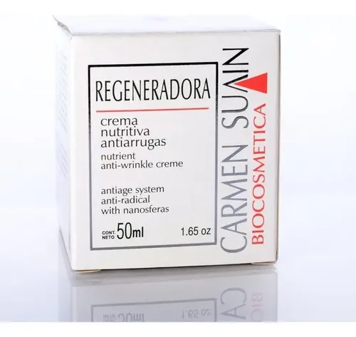 Crema Facial Regeneradora Nutritiva para Noche de Carmen Suain