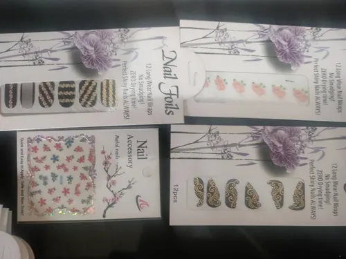 Pack De Sticker Para Uñas