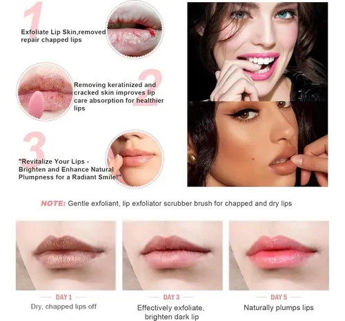 Cepillo Exfoliante De Labios Youkool Doble Cara Silicona