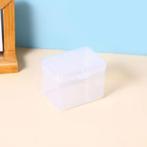 Caja De Almacenamiento Cuadrada Transparente Para Cosméticos