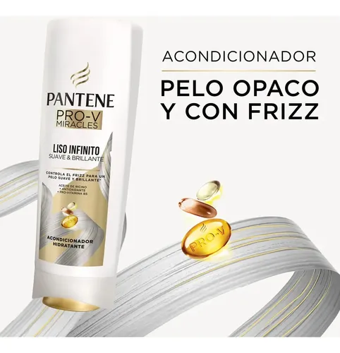 Acondicionador Pantene Pro-v Liso Infinito X700ml