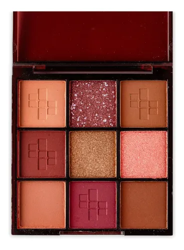 Velvet Palette Dapop – Paleta 9 Sombras Bordeaux Y Rojos 1