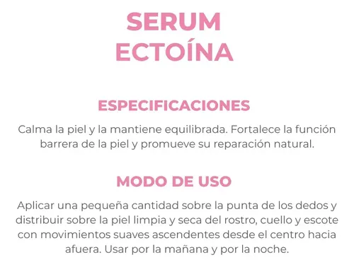 Dermaglós Facial Serum Ectoína Protege Y Calma 30ml