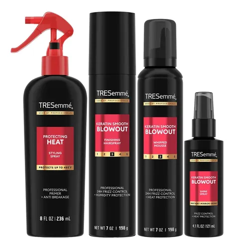 Kit De Peinado Tresemmé Keratin Smooth Blowout 3 Piezas