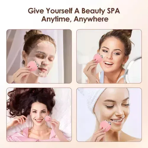 Rodillo facial con microcorriente en forma de V, momento de aplicación: día/noche, tipo de piel, todo tipo de piel