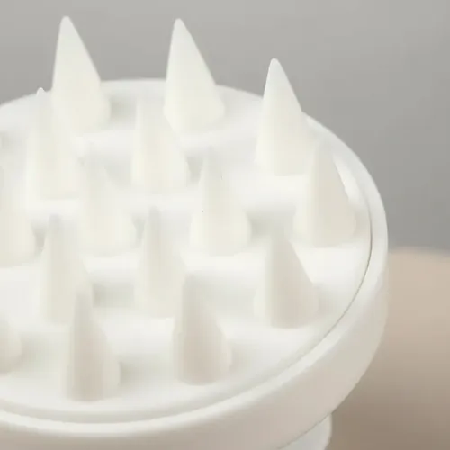 Cepillo Masajeador Para Pelo Cabello Cuero Cabelludo Silicon