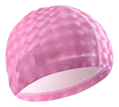 Tapa De Natación Con Abrigo Pu Para Hombres Adultos Rosa