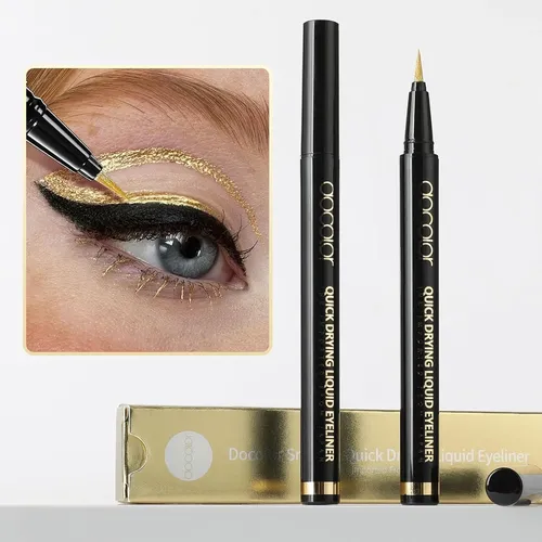 Docolor Liner Líquido Dorado Resistente Al Agua