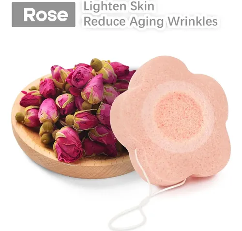 Set De 6 Esponjas Konjac Para Facial Y Cuerpo