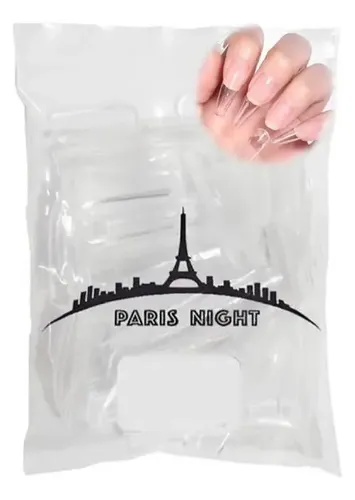 Tips Para Soft Gel Y Press On Nails Paris Night X150 Premium