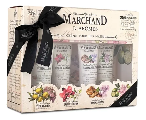 Marchand Set De 4 Cremas De Manos De 50g C/u