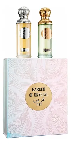Set X2 Perfume Árabe Tei Garden Of Crystal Para Mujer