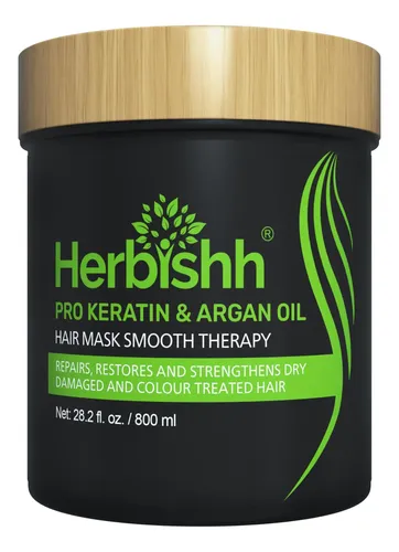 Mascarilla Capilar Herbishh Argan Deep Conditioning 800 Ml