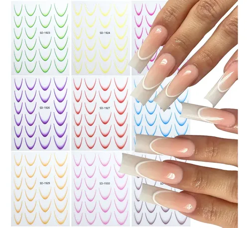 Pegatinas Autoadhesivas Para Uñas Con Punta (6 #mold) Not
