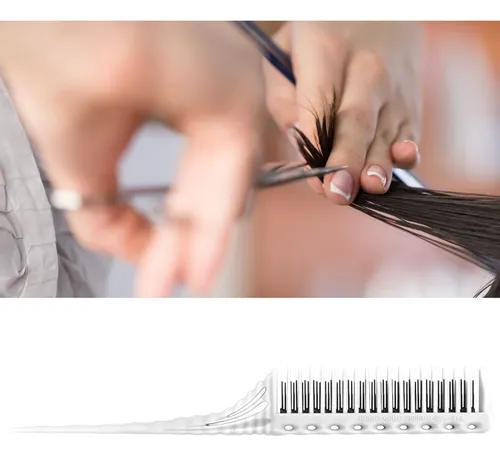 Peineta Ligera Y Blanca Para Peinar El Cabello, Suministros  White
