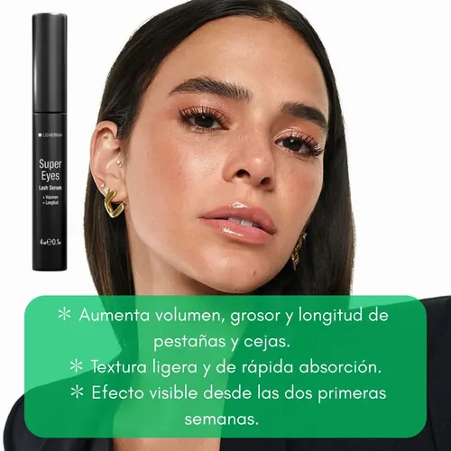 Super Eyes Lash Serum Volumen Grosor Longitud Pestañas Cejas