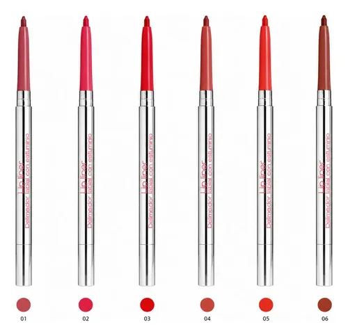 Delineador Labial Retractil Esfumador Skora Glow Vibes Tonos