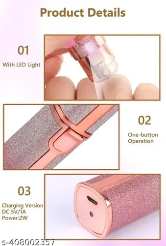 Mini Depiladora Electrico 2 En 1 Vello Facial Y Cejas