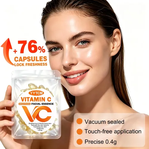 Yytcm Sérum Facial Vitamina C 0.5 G X 30 Cápsulas Todo Tipo De Piel Día/noche