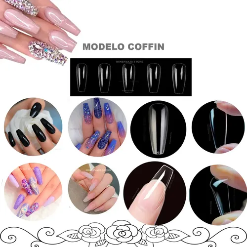 Kit Tips Soft Gel Paris Night X50 / Gel Solido Charm Limit