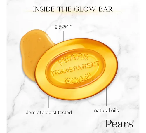 Glicerina Hidratante Facial Y Corporal Soap Pears Amber, 130