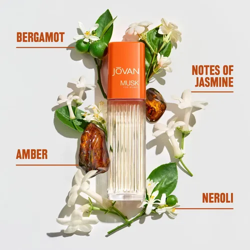 Eau De Colonia Jovan Musk Para Mujer, 2 Onzas Líquidas, En Aerosol