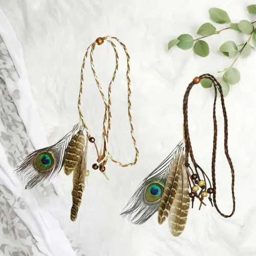 Tocado De Plumas, 2 Piezas, Accesorios Fotográficos Profesio