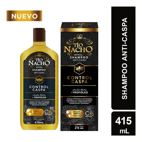 SHAMPOO ANTICASPA PROPOLEO TIO NACHO X 415 CC